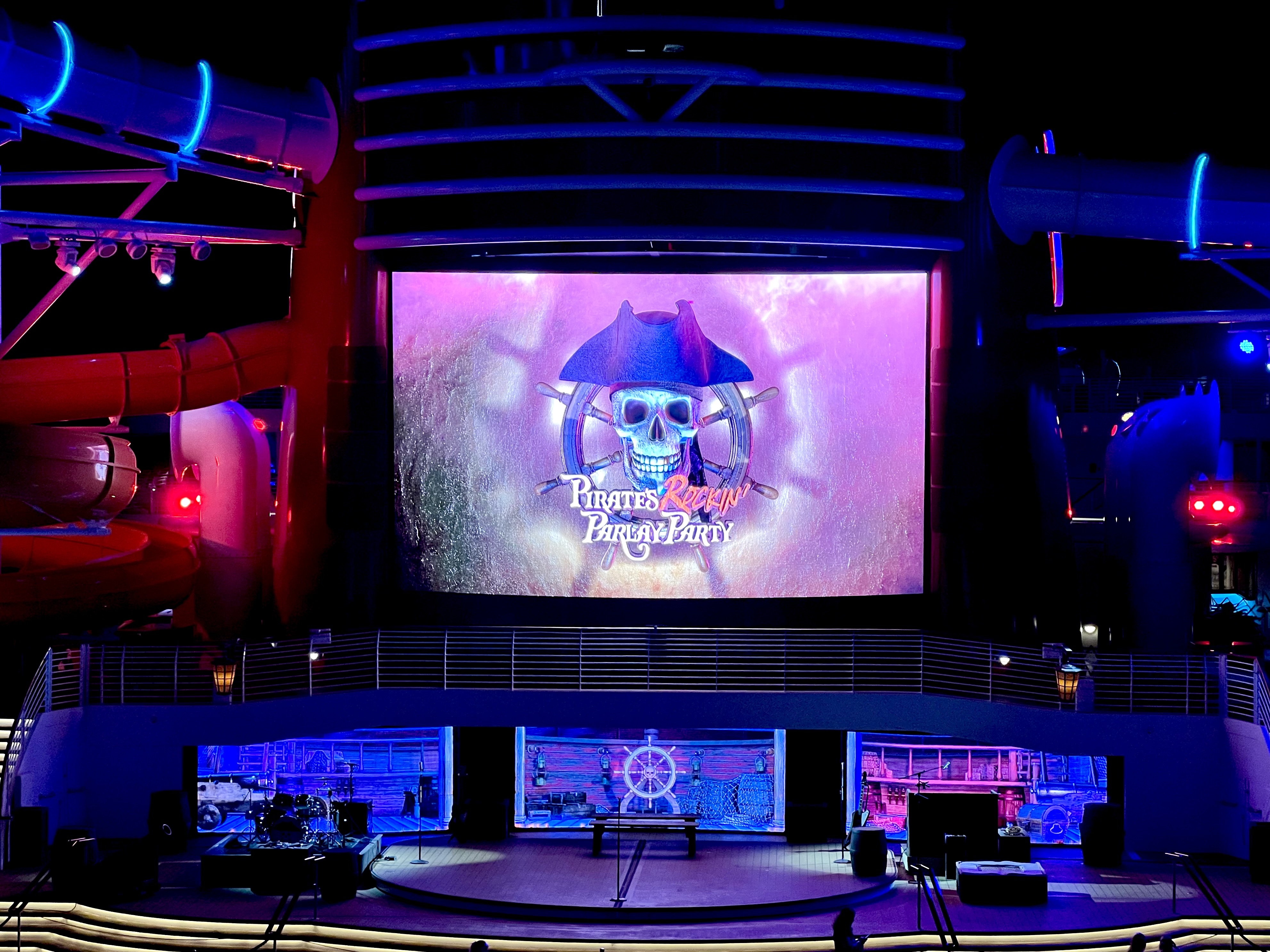 pirates rockin parlay party on the disney wish