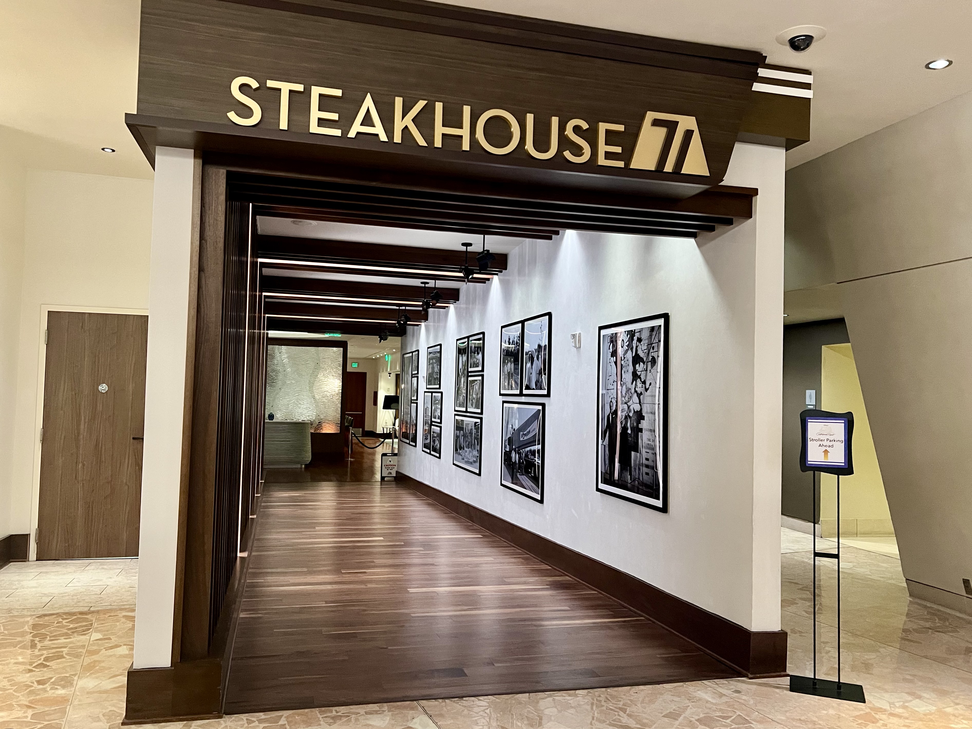 steakhouse 71 entrance at contemporary resort