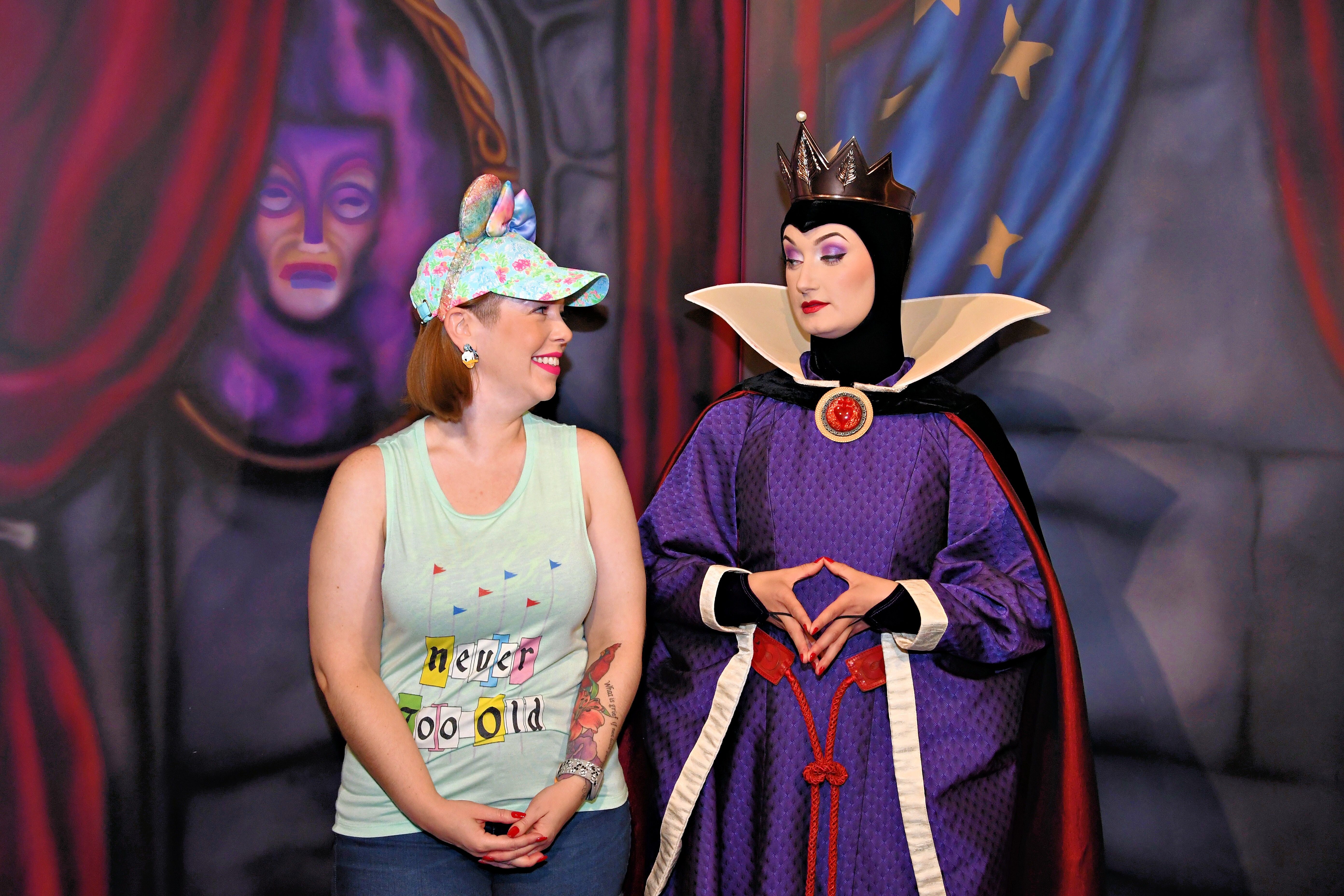 photopass with the queen at artist point