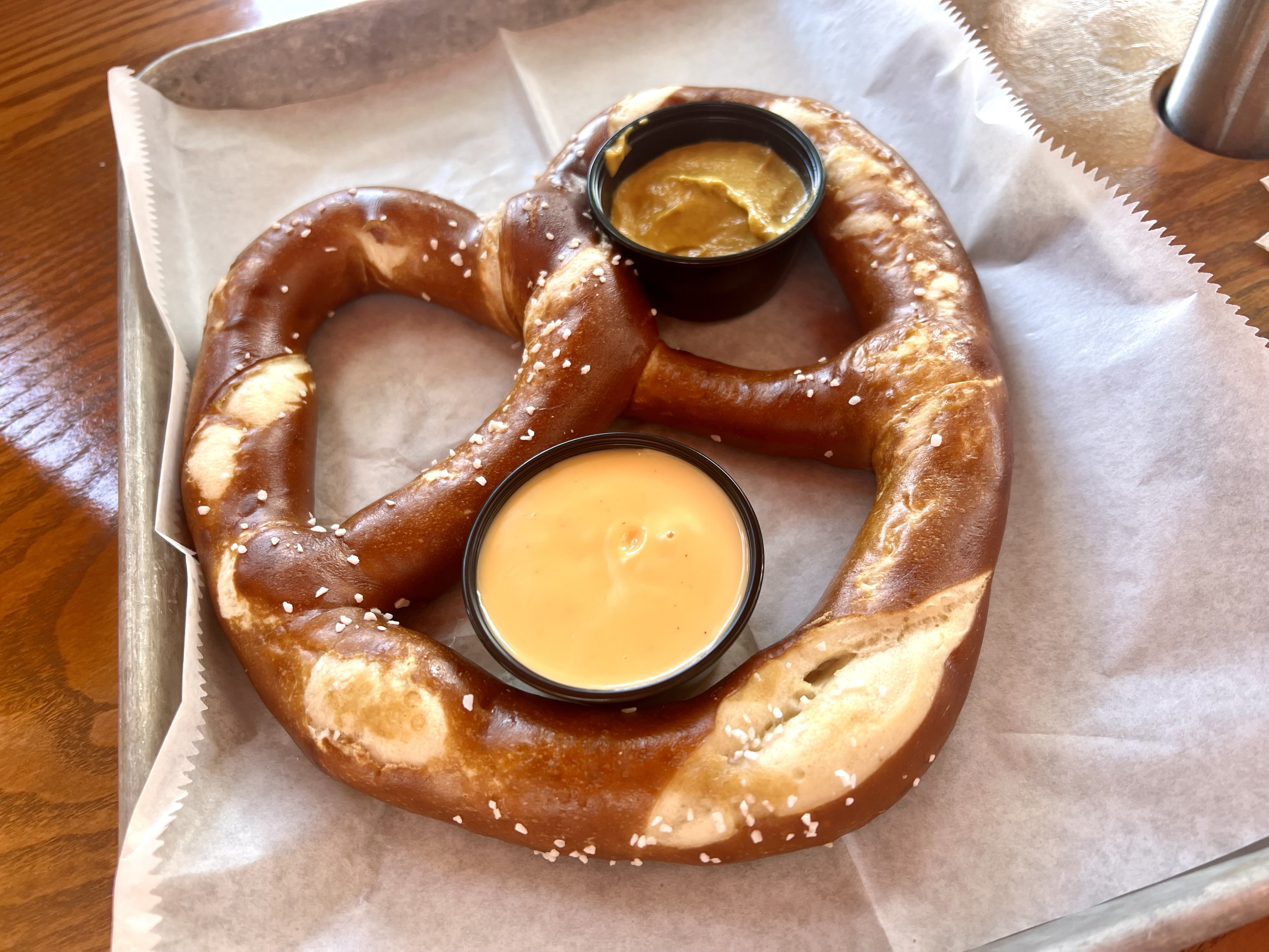 pretzel at baseline tap house