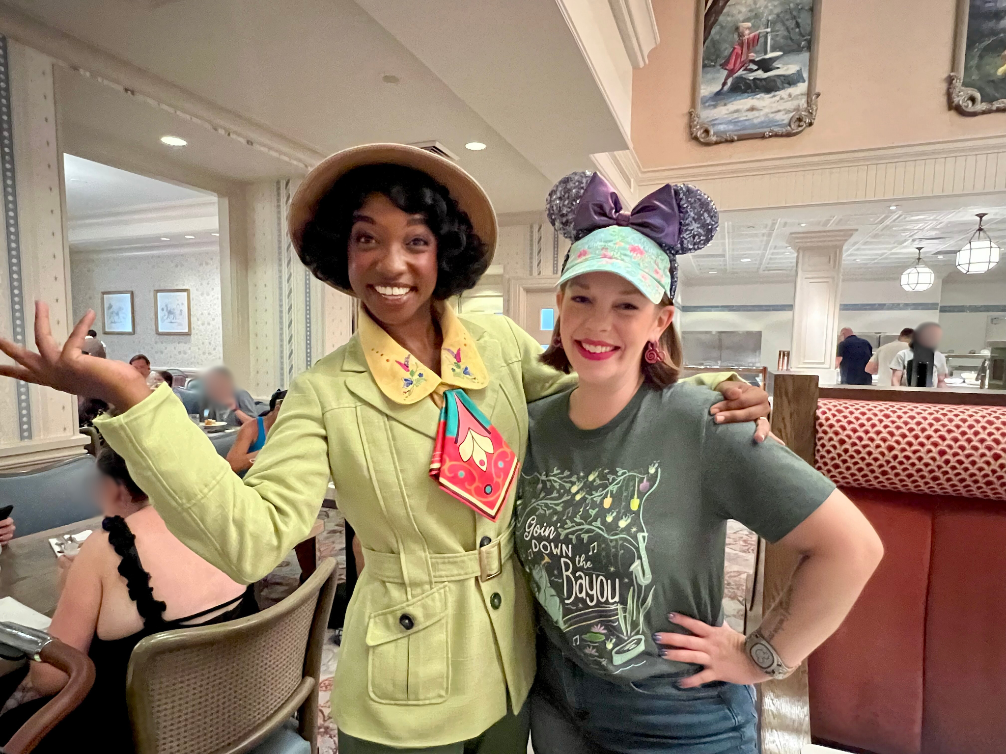 princess tiana at 1900 park fare