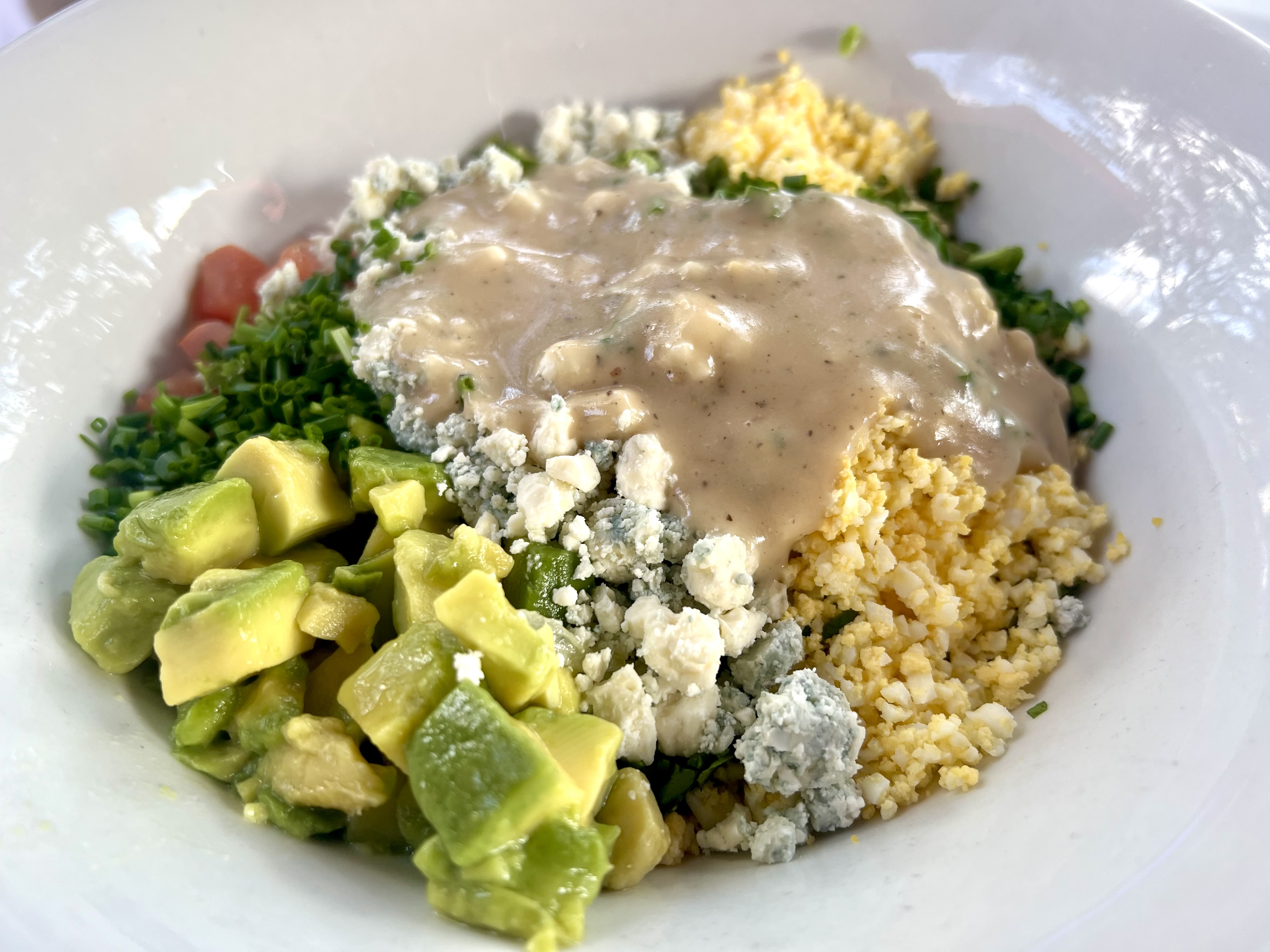 cobb salad at hollywood brown derby lounge
